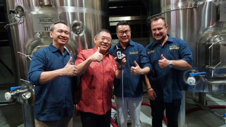The team at Sumber Air Dewa Suade Winery in Bali