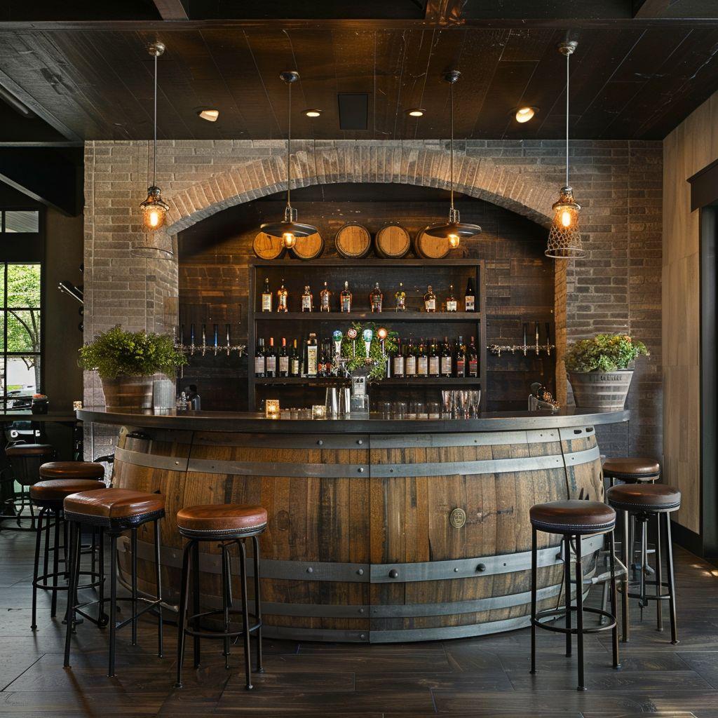 A rustic looking bar