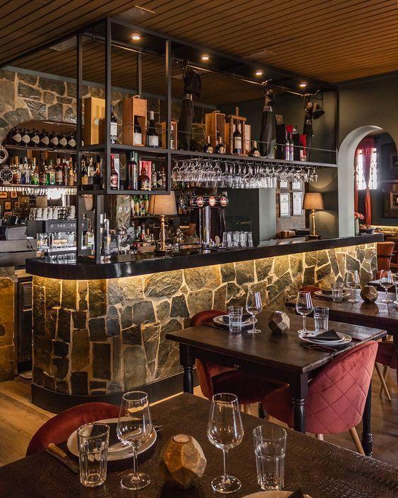 An old rustic bar